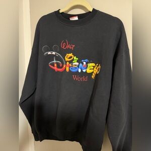 Vintage Disney Black Mickey Mouse Sweatshirt